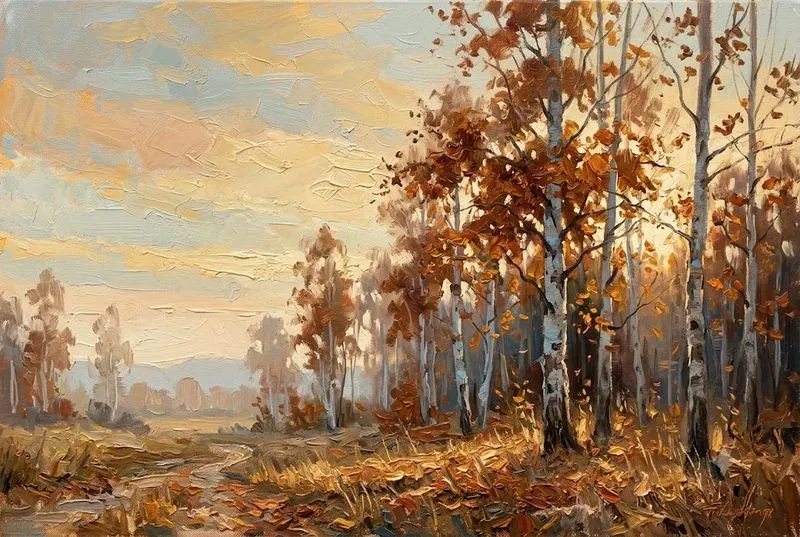 Plein Air Oil Landscape Painting Style