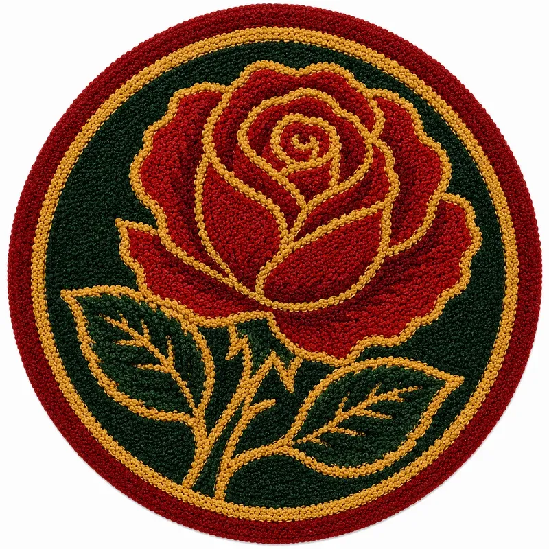 Retro Chenille Embroidery Patches