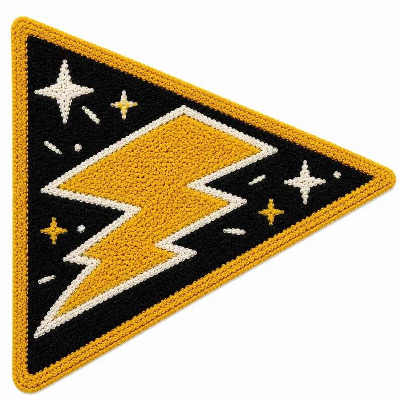 Retro Chenille Embroidery Patches