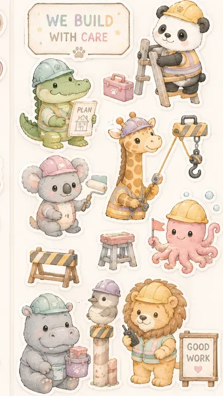Cute Animal Stickers