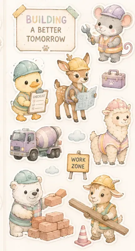 Cute Animal Stickers