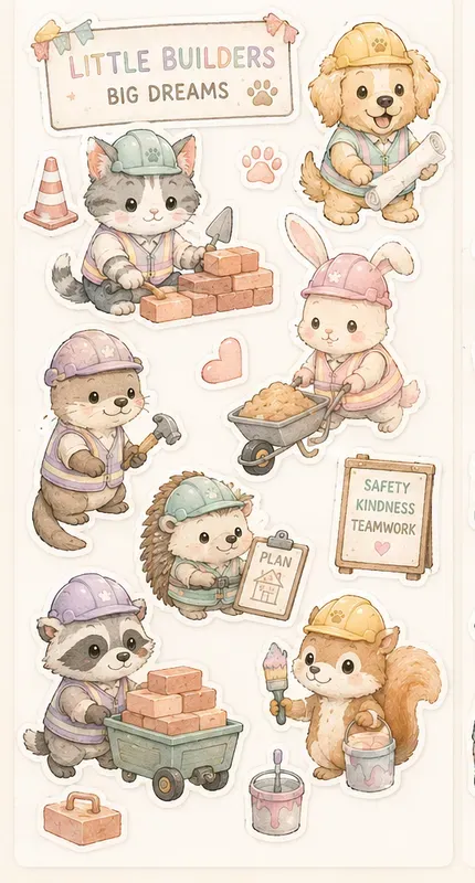 Cute Animal Stickers