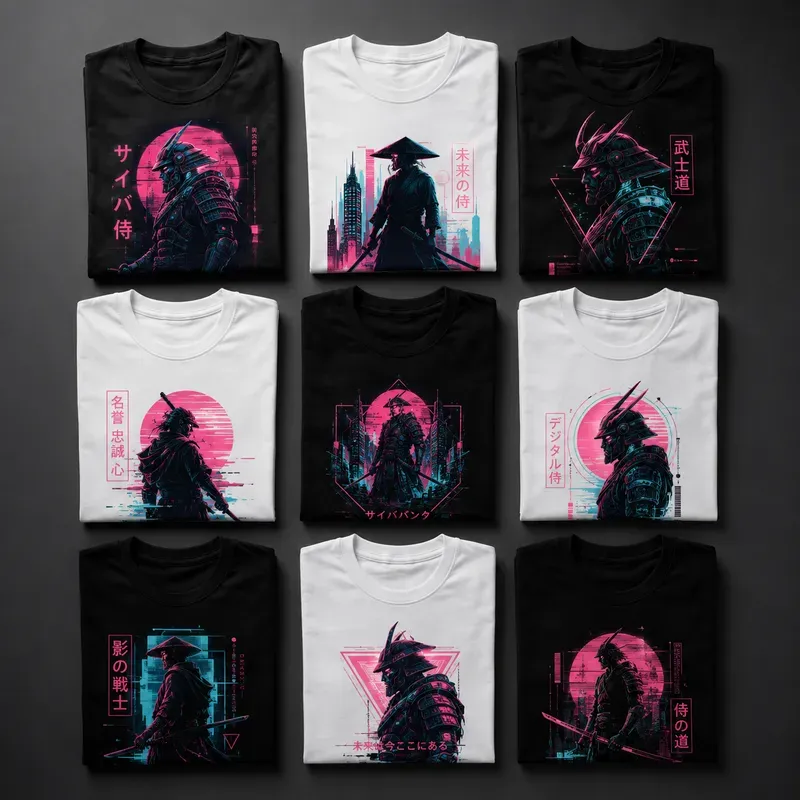 Premium Folded Tshirt Mockups