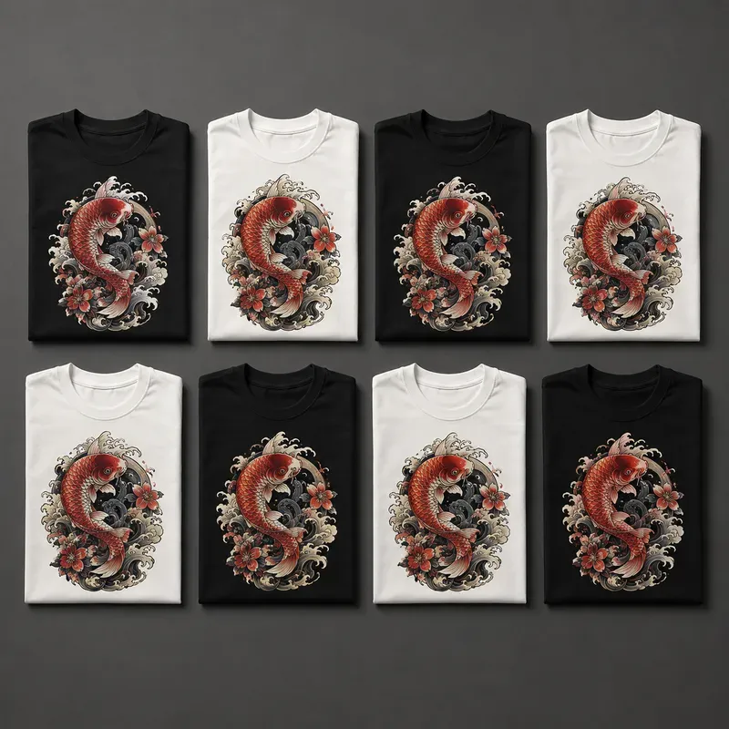 Premium Folded Tshirt Mockups