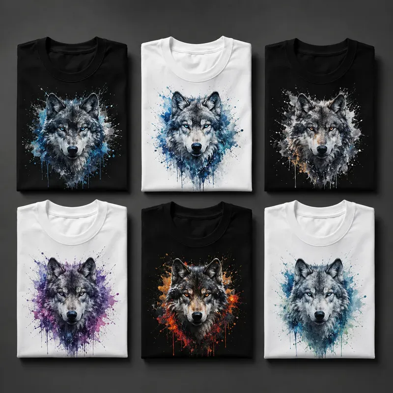 Premium Folded Tshirt Mockups