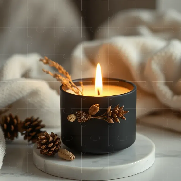 Soy Wax Candle Diffuser Mockups