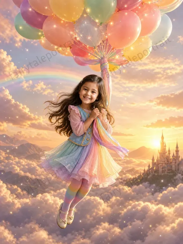 Kids Balloon Flight Storybook Photos