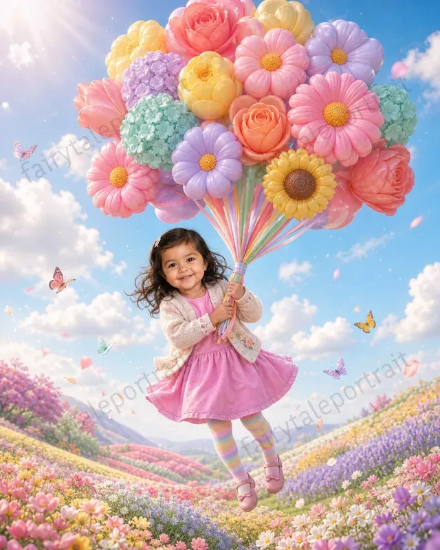 Kids Balloon Flight Storybook Photos