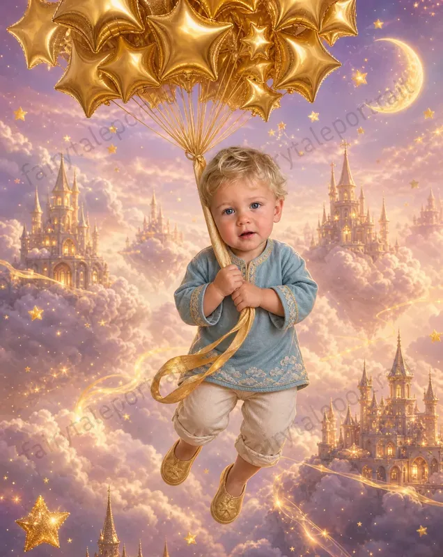 Kids Balloon Flight Storybook Photos