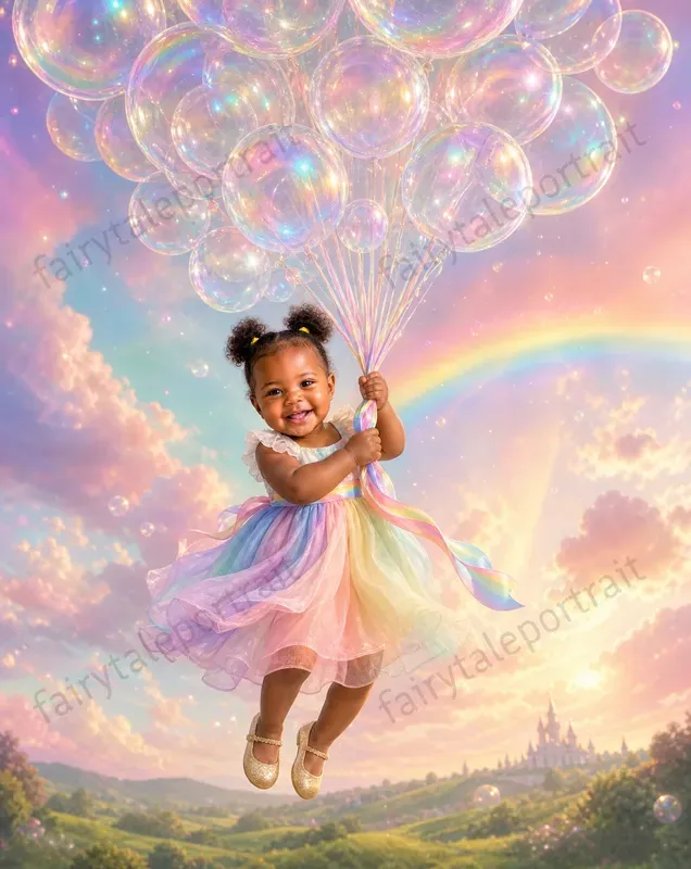 Kids Balloon Flight Storybook Photos