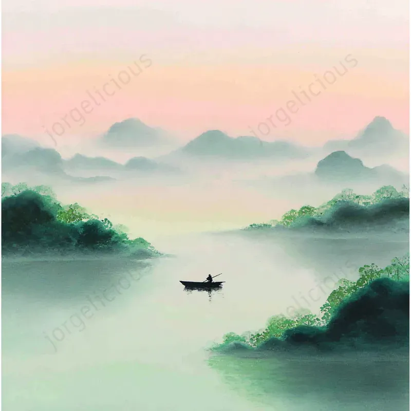 Misty Pastel Landscapes