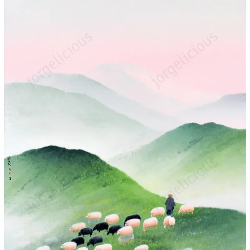 Misty Pastel Landscapes