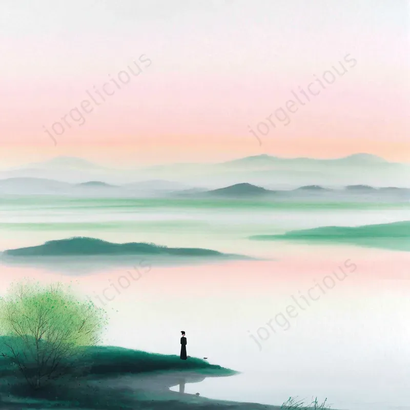 Misty Pastel Landscapes