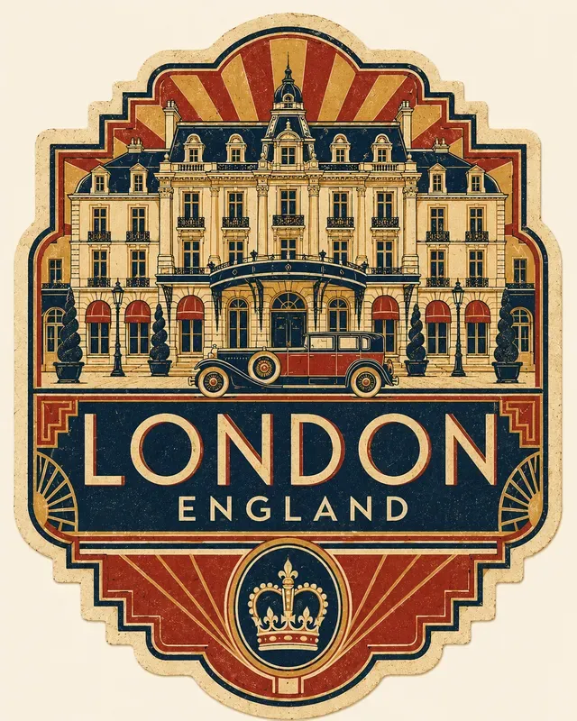 Retro Travel Luggage Label Generator