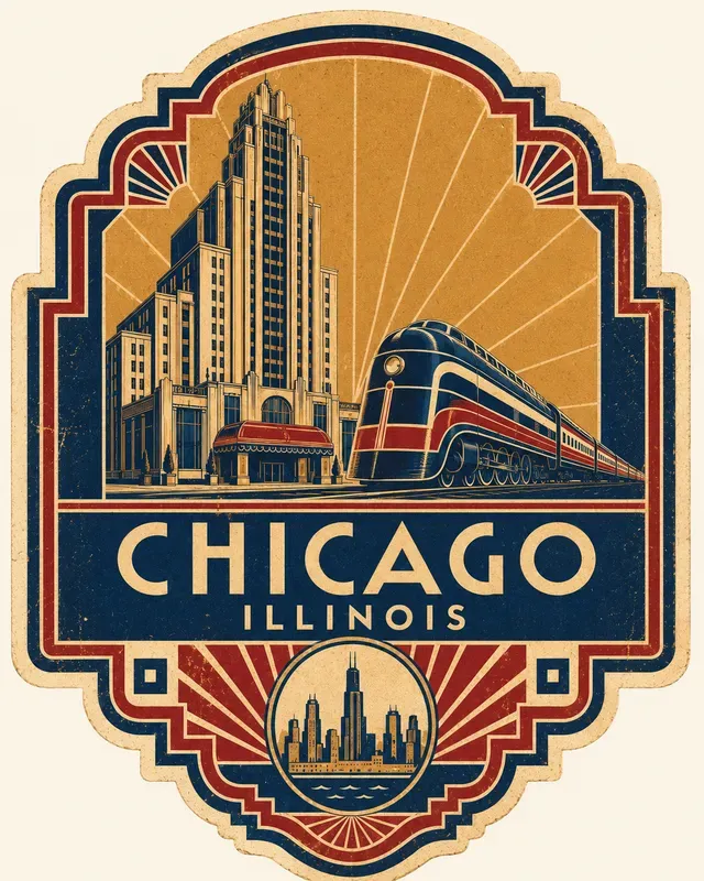 Retro Travel Luggage Label Generator