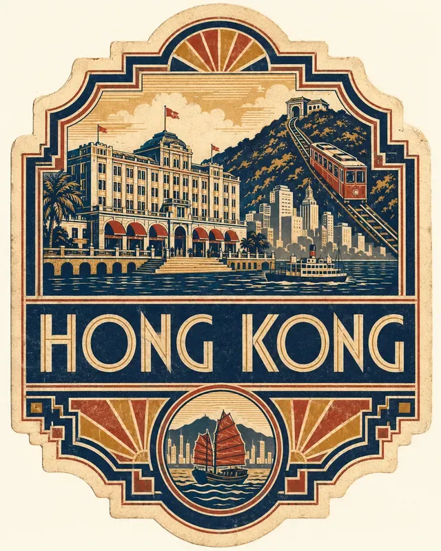 Retro Travel Luggage Label Generator