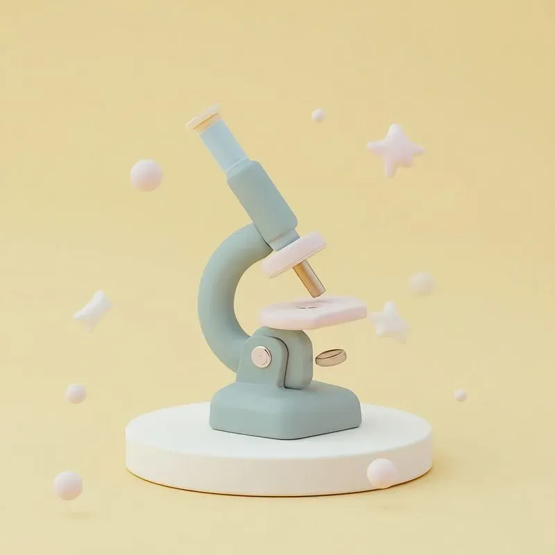 3D Minimalist Clay Education Icons