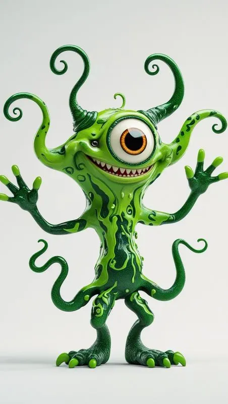 Monsters Moods Are Cheerful Creatures