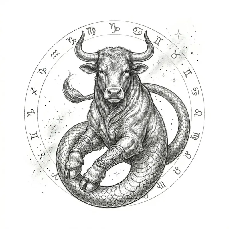 Pencil Sketch Zodiac Animal Merchandise