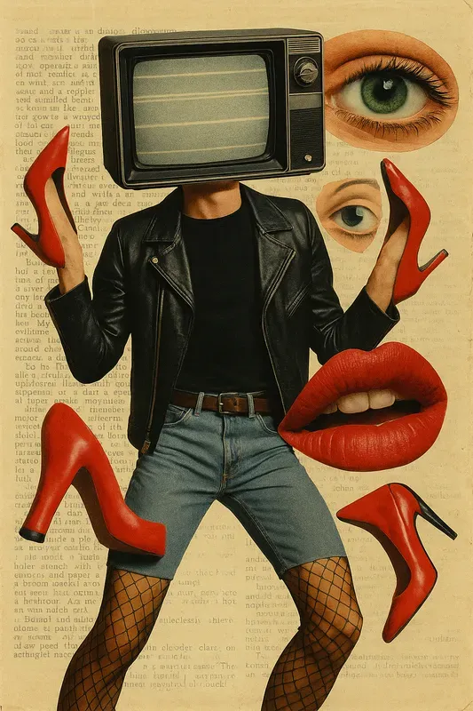 Pop Cutouts Fashion Collage Series