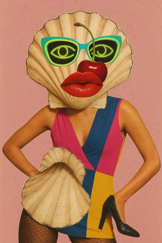 Pop Cutouts Fashion Collage Series