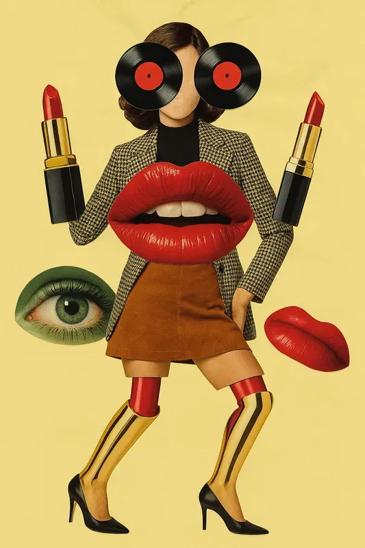 Pop Cutouts Fashion Collage Series