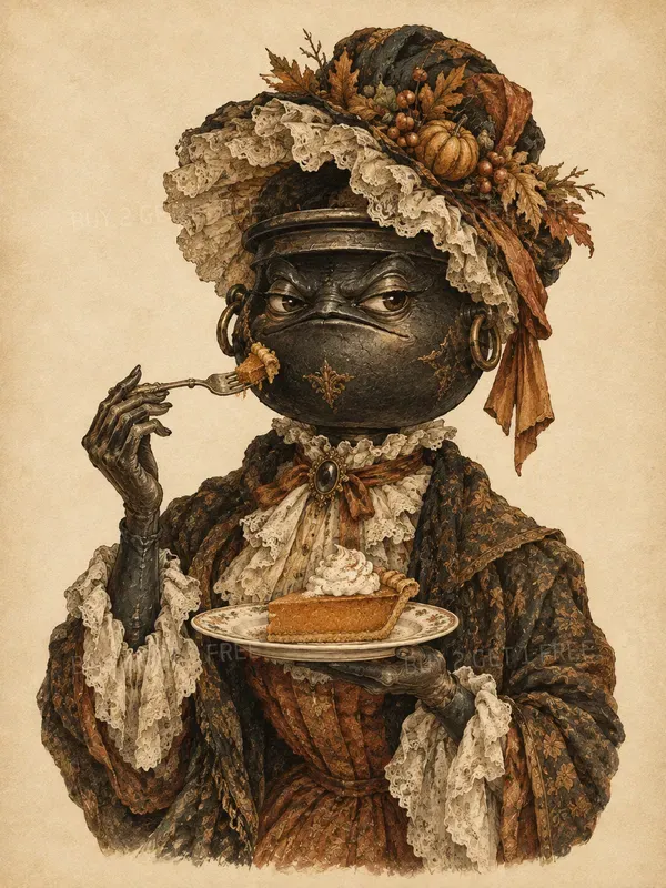 Vintage Surreal Halloween Portraits