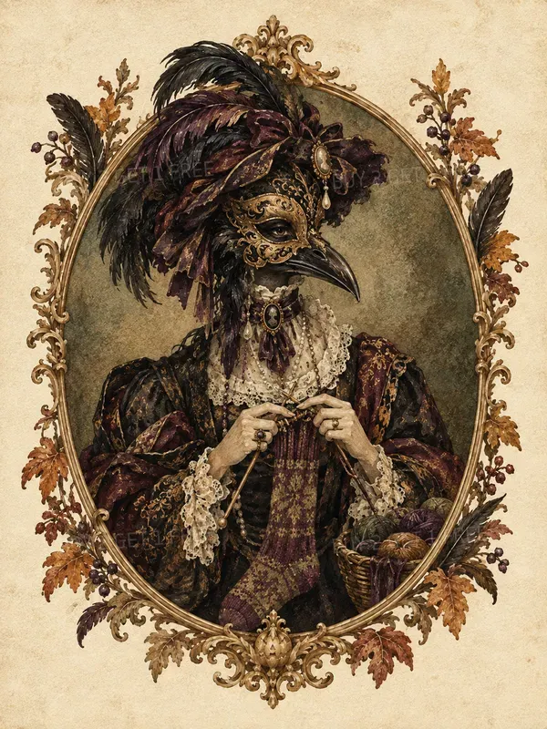 Vintage Surreal Halloween Portraits