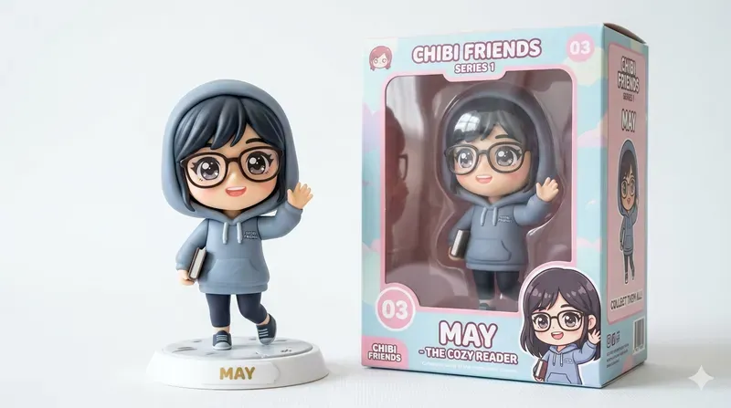 Chibi Collectible Figure Generator