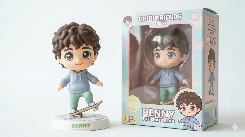 Chibi Collectible Figure Generator
