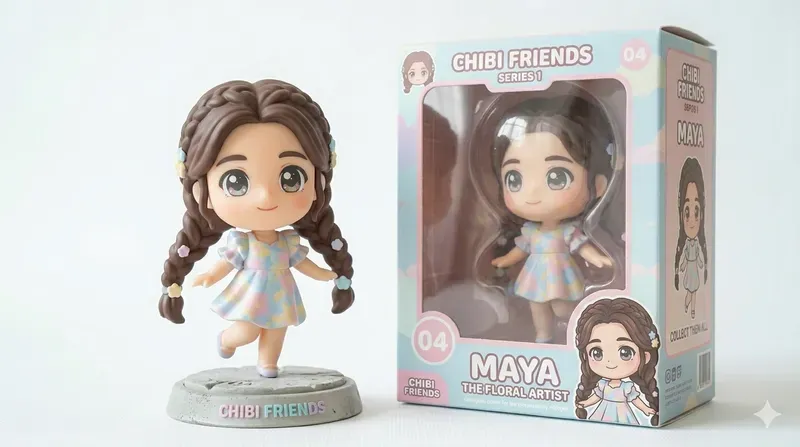 Chibi Collectible Figure Generator