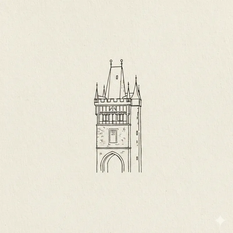 Minimalist Editorial Ink Sketch Scenes