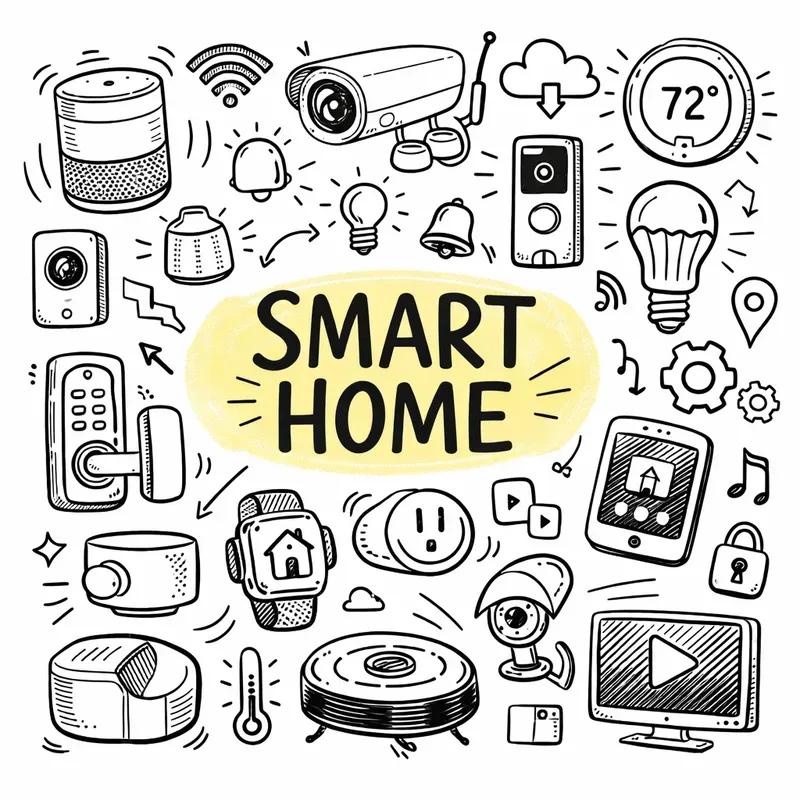 Hand Drawn Gadget Doodles