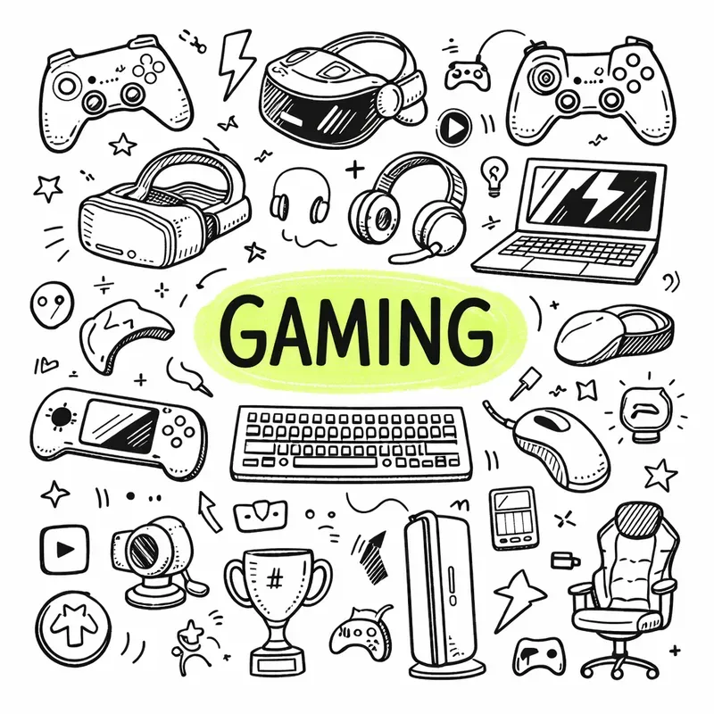 Hand Drawn Gadget Doodles