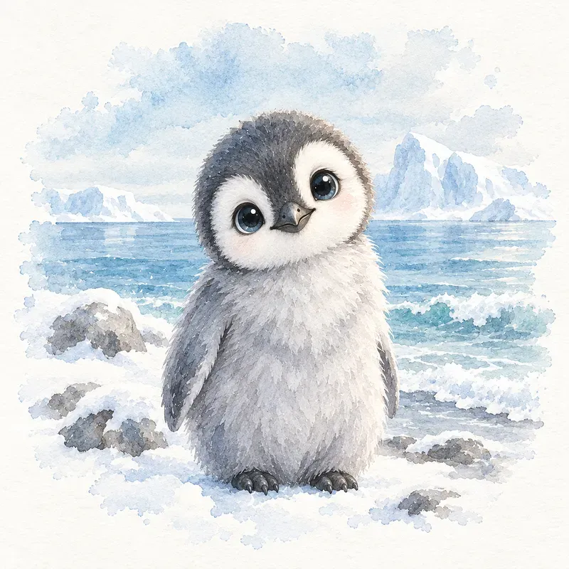 Watercolor Woodland Animal Art