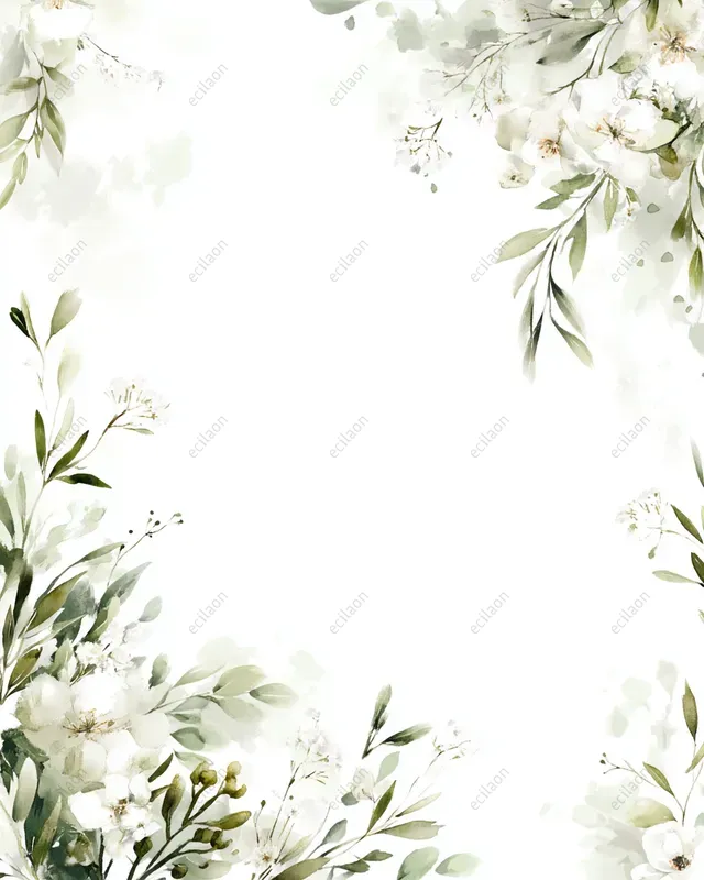 Watercolor Wedding Card Backgrounds