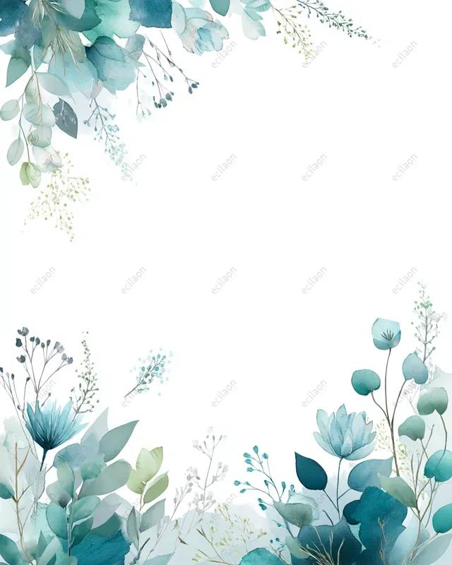 Watercolor Wedding Card Backgrounds