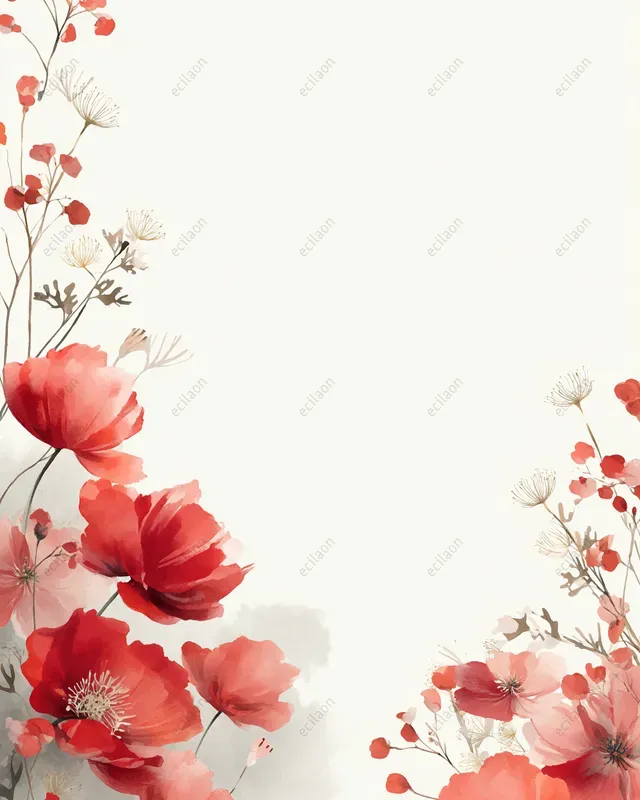 Watercolor Wedding Card Backgrounds