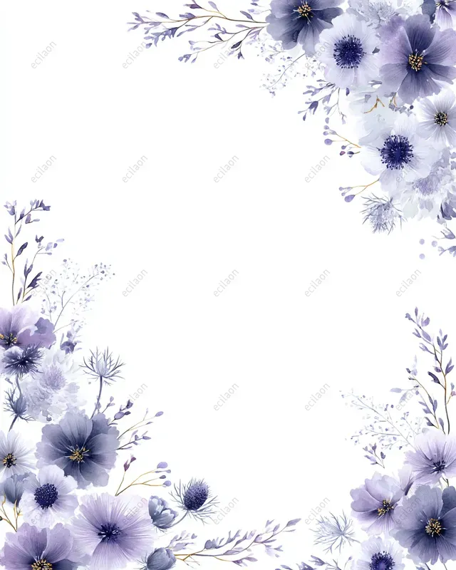 Watercolor Wedding Card Backgrounds