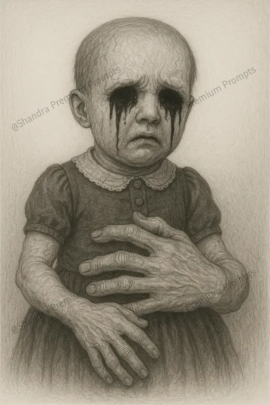 Grotesque Humanoid Creatures Drawings