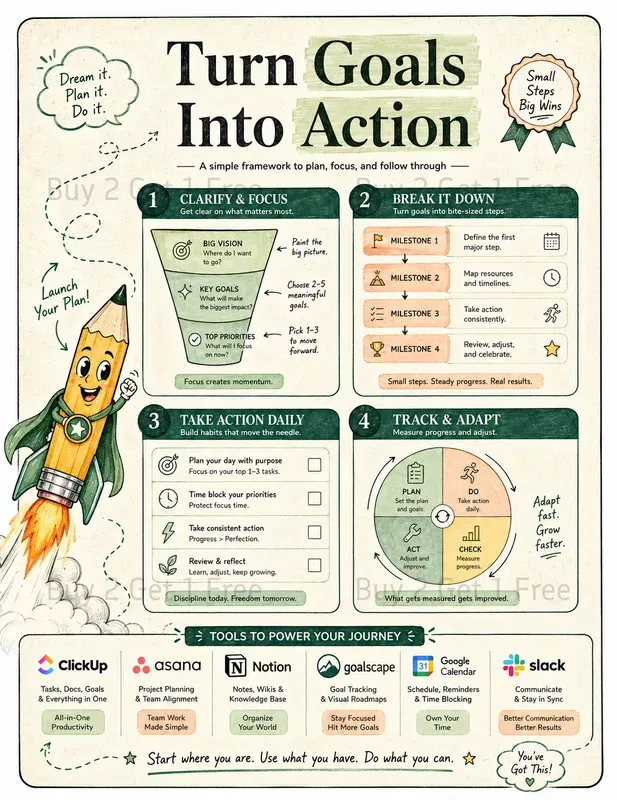 Productivity Infographic Posters