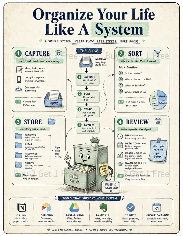 Productivity Infographic Posters