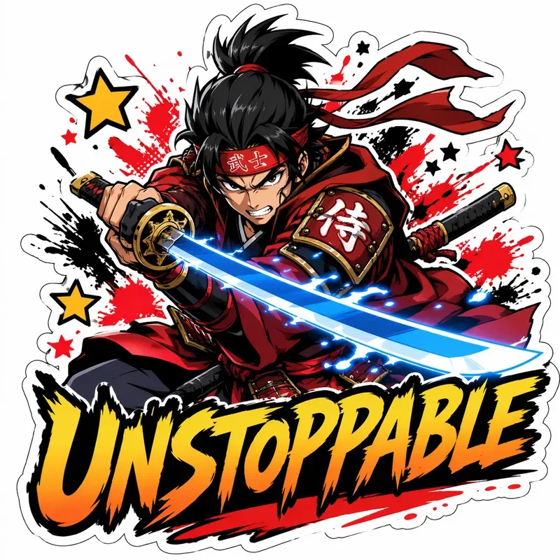 Anime Sticker Text Generator