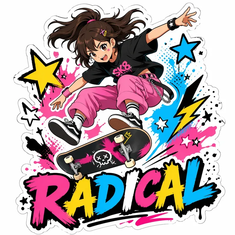 Anime Sticker Text Generator