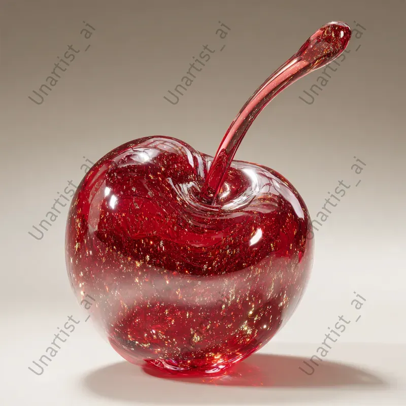 Blown Glass Fruit Illustrations