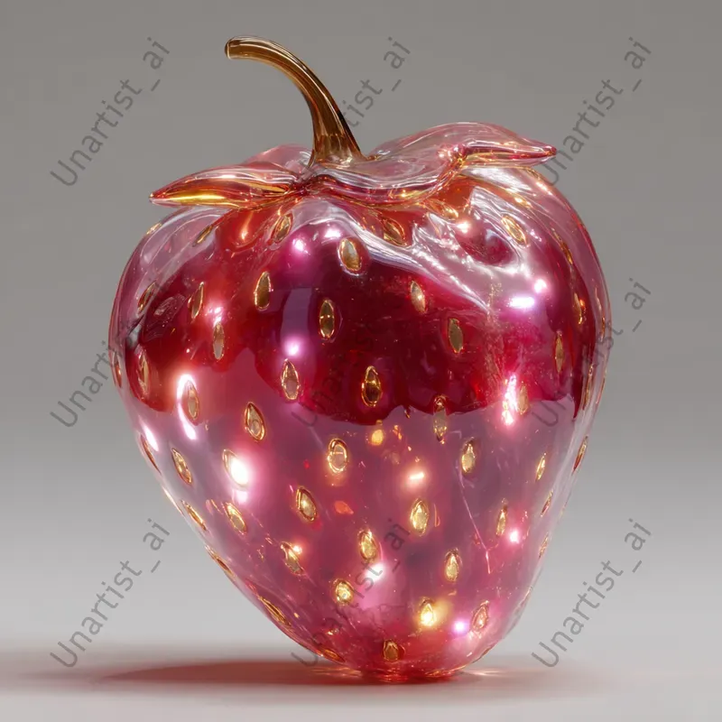 Blown Glass Fruit Illustrations