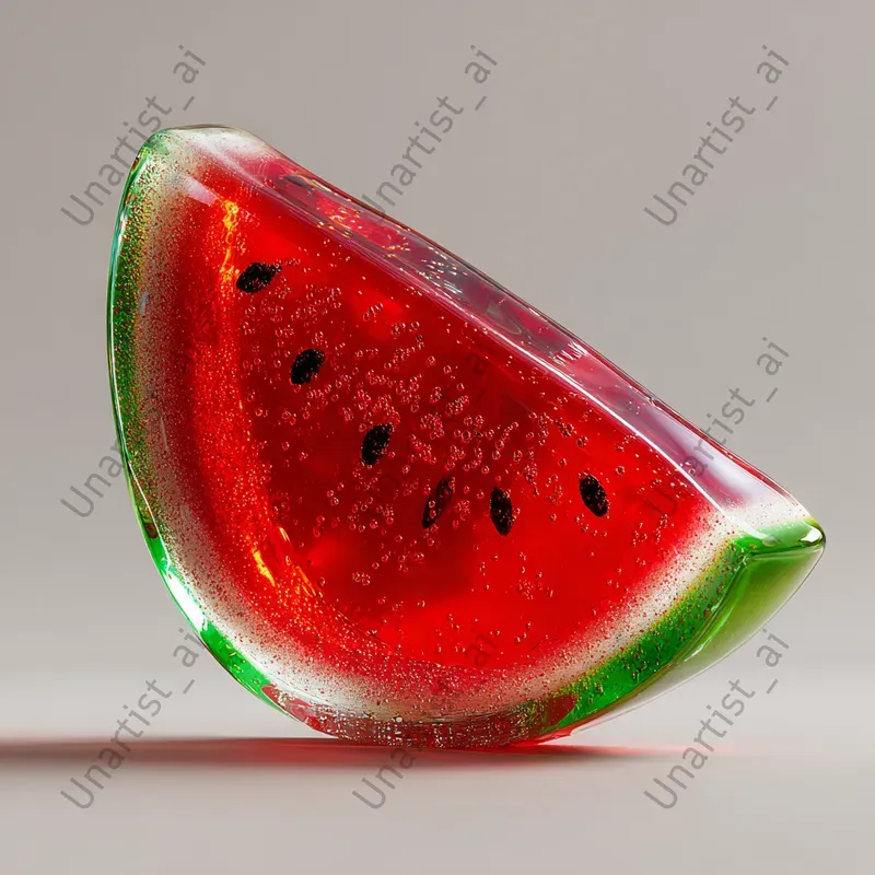Blown Glass Fruit Illustrations