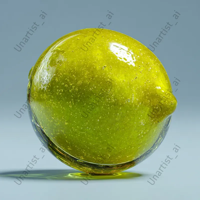 Blown Glass Fruit Illustrations
