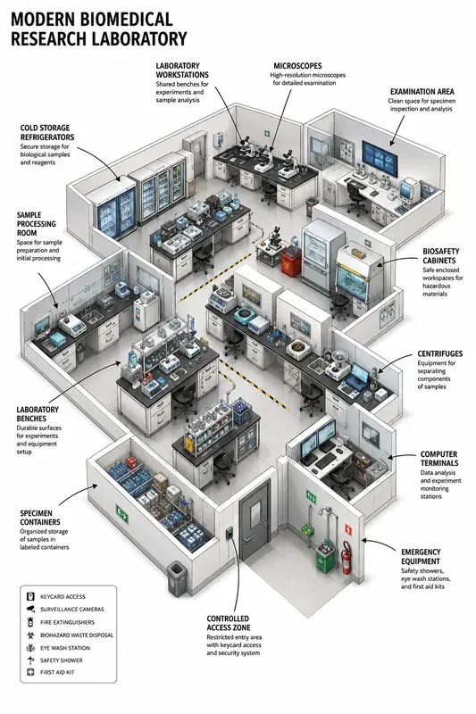 Isometric Technical Cutaway Scenes