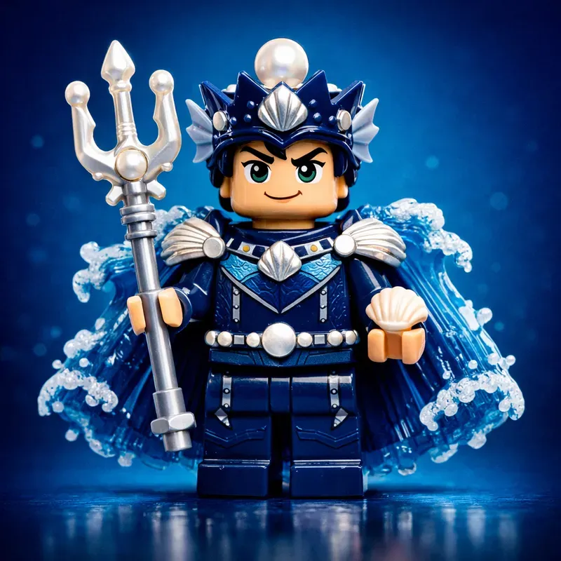 Playful Brick Character Studio Art